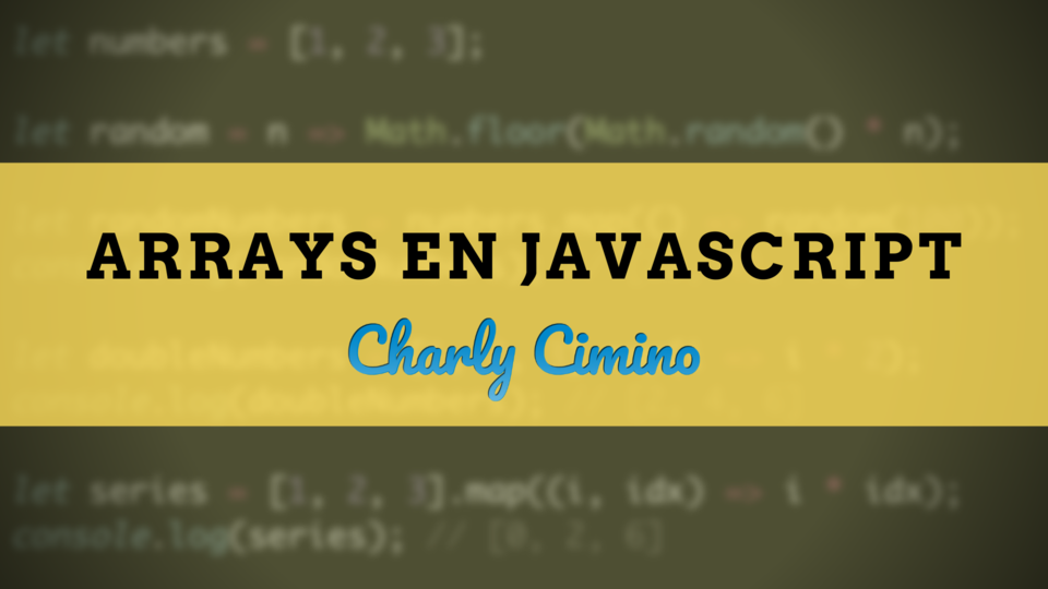 Descargar 'Arrays en JavaScript' - Charly Cimino